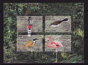 Гаити, 1999, Птицы, блок
